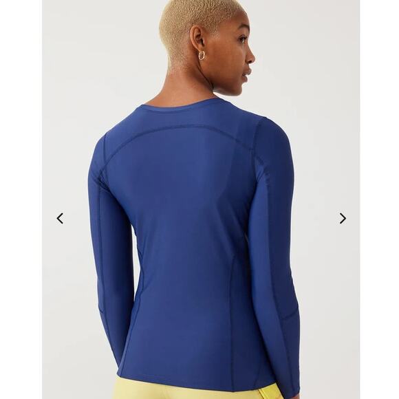 NWT Outdoor Voices SplashKnit Longsleeve Rashguard - XL - dark sky blue - XL - Picture 3 of 7